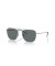 Ray-Ban RB3588 L (55 - 19) مع العدسات الرمادية والفضية نظارات الإطار