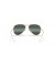 Ray-Ban RB3025 الطيار Chromance XL (58 - 14) مع الفضة العدسات الذهب الإطار النظارات الشمسية