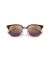 Ray-Ban RB4416 جديدة Clubmaster XL (53 - 20) مع الأحمر العدسات و النظارات الشمسية الإطار الأحمر