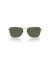 Ray-Ban RBR0102S القافلة عكس XXL (61 - 15) مع الأخضر العدسات الذهب الإطار النظارات الشمسية