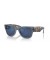 Ray-Ban RB0840S ميجا عابر سبيل م (51 - 21) مع العدسات الزرقاء والأزرق نظارات الإطار