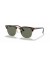 Ray-Ban RB3016F Clubmaster الكلاسيكية XL (55 - 19) مع الأخضر العدسات السلحفاة نظارات الإطار