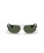 Ray-Ban RB3445 م (61 - 17) مع الأخضر العدسات و النظارات الشمسية الإطار الأسود