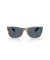 Ray-Ban RB2132 جديد عابر سبيل الكلاسيكية م (55 - 18) مع العدسات الزرقاء والأزرق نظارات الإطار