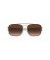 Ray-Ban RB3588 L (55 - 19) مع العدسات البني و البني نظارات الإطار