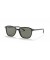 Ray-Ban RB2193F ليونارد م (55 - 18) مع الأخضر العدسات و النظارات الشمسية الإطار الأسود
