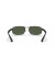 Ray-Ban RB3445 م (61 - 17) مع الأخضر العدسات و النظارات الشمسية الإطار الأسود