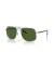 Ray-Ban RB3699 L (59 - 18) مع الأخضر العدسات و النظارات الشمسية الإطار الفضي