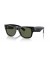 Ray-Ban RB0840S ميجا عابر سبيل م (51 - 21) مع الأخضر العدسات و النظارات الشمسية الإطار الأسود