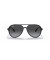 Ray-Ban RB4376 L (57 - 16) مع العدسات الرمادية و السوداء نظارات الإطار