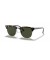 Ray-Ban RB3016 Clubmaster البقعة L (51 - 21) مع الأخضر العدسات و النظارات الشمسية الإطار الأسود