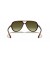 Ray-Ban RB4125 القطط 5000 الكلاسيكية م (59 - 13) مع الأخضر العدسات السلحفاة نظارات الإطار