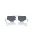 Ray-Ban RB3845 Explorer V XXL (60 - 17) مع العدسات الزرقاء و النحاس نظارات الإطار