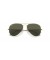 Ray-Ban RB3025 الطيار الكلاسيكية XL (58 - 14) مع الأخضر العدسات الذهب الإطار النظارات الشمسية
