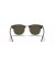 Ray-Ban RB3016F Clubmaster الكلاسيكية XL (55 - 19) مع الأخضر العدسات السلحفاة نظارات الإطار