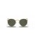 Ray-Ban RB3447 مستديرة معدنية أسطورة الذهب S (50 - 21) مع الأخضر العدسات الذهب الإطار النظارات الشمسية