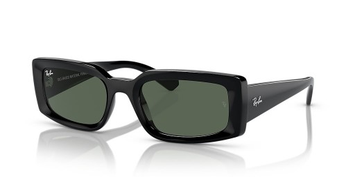 Ray-Ban RB4395 Kiliane الحيوي القائم م (54 - 21) مع الأخضر العدسات و النظارات الشمسية الإطار الأسود