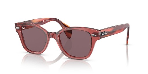 Ray-Ban RB0880S L (52 - 19) مع البنفسجي عدسات و نظارات الإطار الوردي