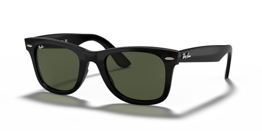 Ray-Ban RB4340 عابر سبيل سهولة م (50 - 22) مع الأخضر العدسات و النظارات الشمسية الإطار الأسود