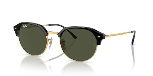 Ray-Ban RB4429 XL (53 - 20) مع الأخضر العدسات و النظارات الشمسية الإطار الأسود
