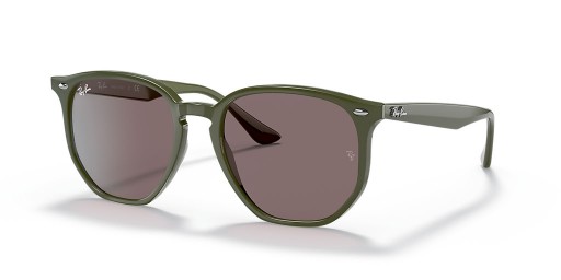 Ray-Ban RB4306 L (54 - 19) مع البنفسجي العدسات الخضراء نظارات الإطار