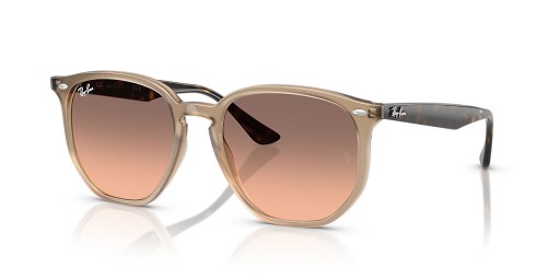 Ray-Ban RB4306F L (54 - 19) مع العدسات الرمادية والبيج نظارات الإطار