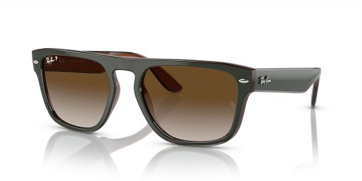 Ray-Ban RB4407 XL (57 - 19) مع البني العدسات رمادي نظارات الإطار