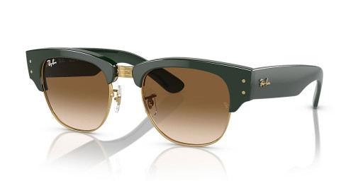 Ray-Ban RB0316S ميجا Clubmaster لتر (50 - 21) مع العدسات البني و الأخضر نظارات الإطار