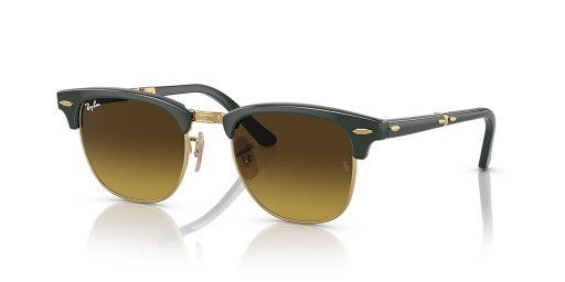 Ray-Ban RB2176 Clubmaster للطي L (51 - 21) مع العدسات البني و الأخضر نظارات الإطار