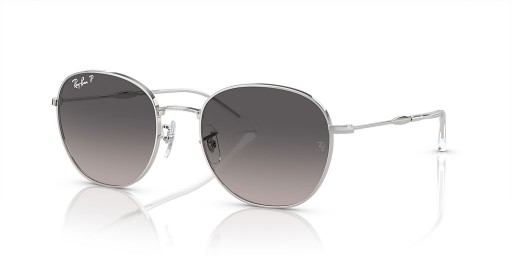 Ray-Ban RB3809 XL (55 - 20) مع العدسات الرمادية والفضية نظارات الإطار