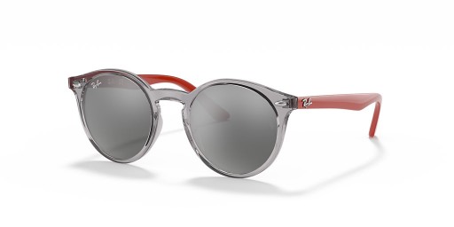 Ray-Ban RB9064S الاطفال XS (44 - 19) مع الفضة العدسات رمادي نظارات الإطار