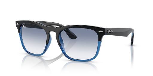Ray-Ban RB4487 ستيف م (54 - 18) مع الأزرق العدسات و النظارات الشمسية الإطار الأسود