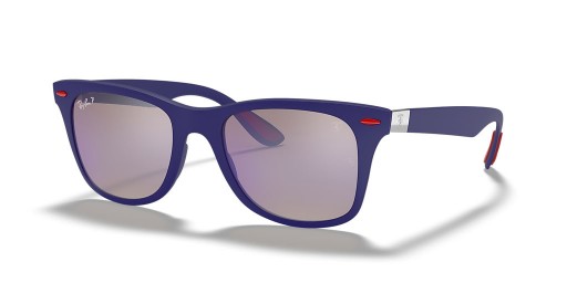 Ray-Ban RB4195M سكوديريا فيراري جمع ل (52 - 20) مع العدسات الزرقاء والأزرق نظارات الإطار