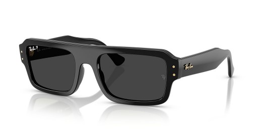 Ray-Ban RB4454 لوكاس الحيوي القائم XL (56 - 20) مع الأسود العدسات و النظارات الشمسية الإطار الأسود