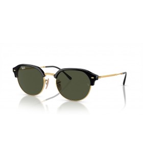 Ray-Ban RB4429 XXL (55 - 20) مع الأخضر العدسات و النظارات الشمسية الإطار الأسود