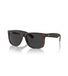 Ray-Ban RB4165F جاستن الكلاسيكية م (55 - 17) مع العدسات الرمادية و السلحفاة نظارات الإطار