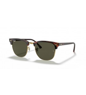 Ray-Ban RB3016 Clubmaster Ø§Ù„ÙƒÙ„Ø§Ø³ÙŠÙƒÙŠØ© M (49 - 21) Ù…Ø¹ Ø§Ù„Ø£Ø®Ø¶Ø± Ø§Ù„Ø¹Ø¯Ø³Ø§Øª Ø§Ù„Ø³Ù„Ø­ÙØ§Ø© Ù†Ø¸Ø§Ø±Ø§Øª Ø§Ù„Ø¥Ø·Ø§Ø±
