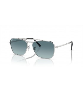Ray-Ban RB3636 Ù‚Ø§ÙÙ„Ø© Ø¬Ø¯ÙŠØ¯Ø© XL (58 - 15) Ù…Ø¹ Ø§Ù„Ø¹Ø¯Ø³Ø§Øª Ø§Ù„Ø²Ø±Ù‚Ø§Ø¡ ÙˆØ§Ù„ÙØ¶ÙŠØ© Ù†Ø¸Ø§Ø±Ø§Øª Ø§Ù„Ø¥Ø·Ø§Ø±