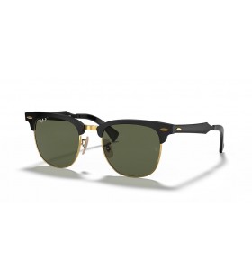 Ray-Ban RB3507 Clubmaster Ø§Ù„Ø£Ù„ÙˆÙ…Ù†ÙŠÙˆÙ… L (51 - 21) Ù…Ø¹ Ø§Ù„Ø£Ø®Ø¶Ø± Ø§Ù„Ø¹Ø¯Ø³Ø§Øª Ùˆ Ø§Ù„Ù†Ø¸Ø§Ø±Ø§Øª Ø§Ù„Ø´Ù…Ø³ÙŠØ© Ø§Ù„Ø¥Ø·Ø§Ø± Ø§Ù„Ø£Ø³ÙˆØ¯