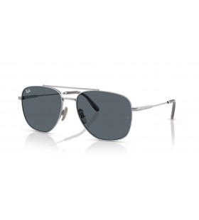 Ray-Ban RB8097 وليام التيتانيوم XL (59 - 17) مع العدسات الزرقاء والفضية نظارات الإطار