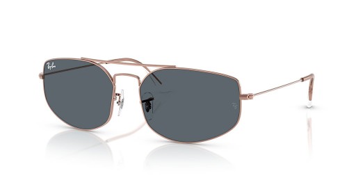 Ray-Ban RB3845 Explorer V. XXL (60 - 17) s Modrými skly a Mědi rám sluneční Brýle