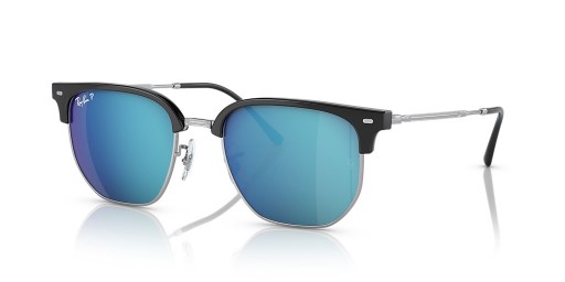 Ray-Ban RB4416 Nové Clubmaster L (51 - 20) s Šedá skla a Černý rám Brýle
