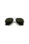 Ray-Ban RB3025 Aviator Classic XL (58 - 14) se Zelenými skly a Stříbrný rám sluneční Brýle