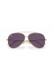 Ray-Ban RBR0101S Letec Reverzní L (59 - 11) s Violet čočky a Zlatý rám sluneční Brýle