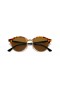 Ray-Ban RB4246 Clubround Classic M (51 - 19) s Hnědými čočkami a Hnědý rám sluneční Brýle