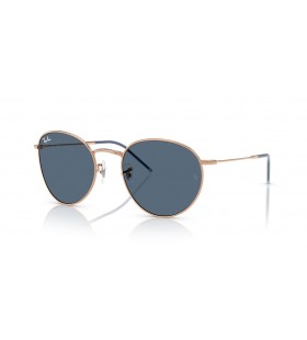 Ray-Ban RBR0103S Kolo ReverznÃ­ XL (55 - 21) s ModrÃ½mi skly a ZlatÃ½ rÃ¡m sluneÄnÃ­ BrÃ½le