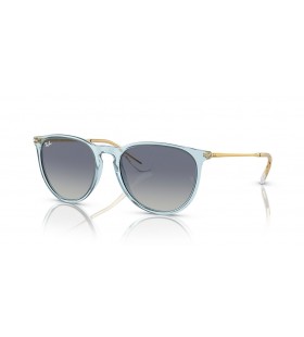 Ray-Ban RB4171 Erika Classic M (54 - 18) s Šedými čočkami a Modrá rám sluneční Brýle