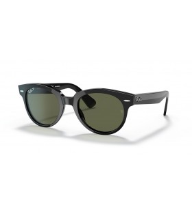 Ray-Ban RB2199 Orion L (52 - 22) s Zelené čočky a Černý rám sluneční Brýle