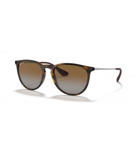 Ray-Ban RB4171 Erika Classic M (54 - 18) s Hnědými čočkami a Želva rám sluneční Brýle