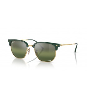 Ray-Ban RB4416F Nové Clubmaster XXL (55 - 20) s Silver čočkami a Zelený rám sluneční Brýle
